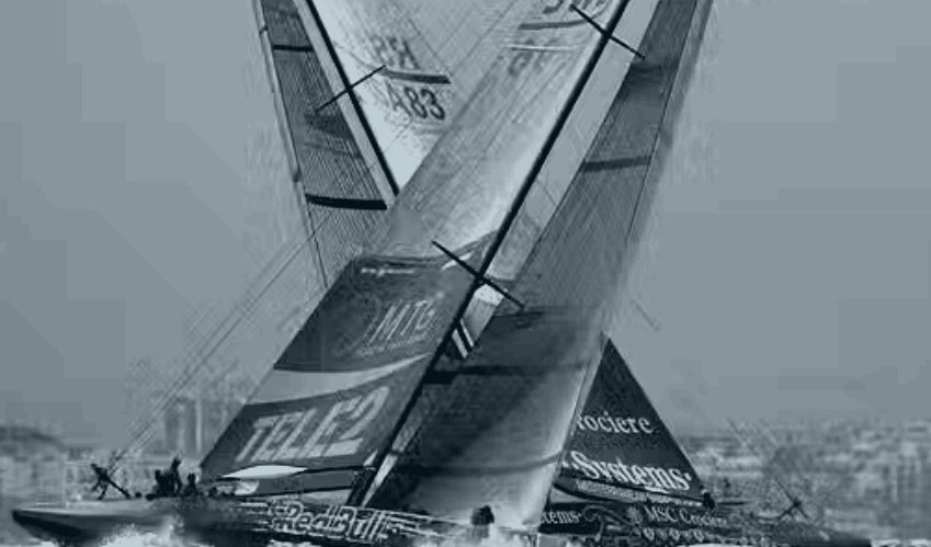 Class America yacht carrying the Formula 1 derived instrumentation