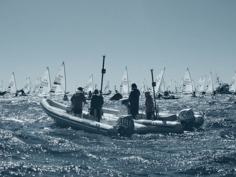 Instrumented coach boats during an Olympic sailing campaign
